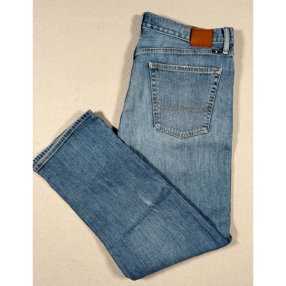 Lucky Brand Men's 181 Relaxed Straight Jeans - Size 38 x 32 - Radio Beach Wash